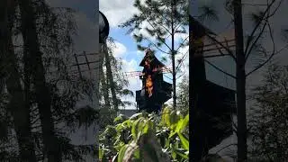 USO #shorts - Burning Blade Tavern windmill catches on fire!