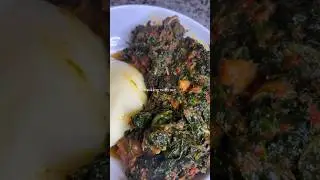 American Wife Cooking Efo Riro For Nigerian Husband #shorts #eforiro #subscribe #africanhusband
