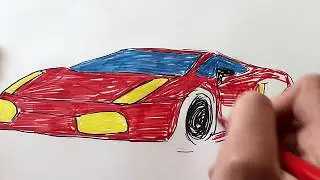 How To Draw A Sports Car