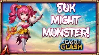 8/8 Wargod Dove Keeper in 80k Might Account! Castle Clash