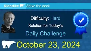 Microsoft Solitaire Collection: Klondike - Hard - October 23, 2024