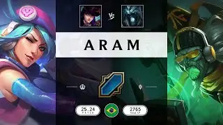 ARAM Match: Caitlyn vs Karthus - BR server Patch 25.24
