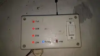 Wireless Water Level Induction And Automatic  OFF Motor