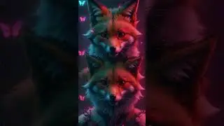 🦊✨ Neon Biopunk Cyborg Fox Women: A Futuristic Fusion of Nature & Technology 🌿🔮