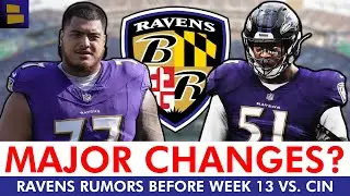 Baltimore Ravens Making MAJOR CHANGES Before TNF vs. Bengals? Ravens Rumors
