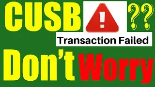 IF CUSB Payment Failed?? Don't Worry, Follow Guidelines of Career Master