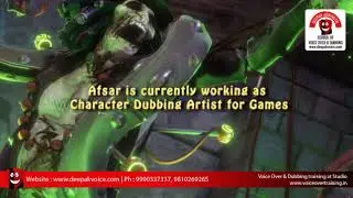 Studio Session on Character Voice Acting | Gaming | Online Voice Over Training Pan India - Part 2