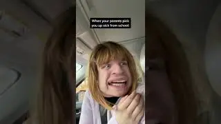 Когда родители забирают тебя из школы больным #шорты