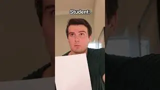 When The Teacher Says That The Exam Will Be Easy.