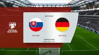 Slovakia vs Germany | 2026 FIFA World Cup Qualifiers | PES 2021