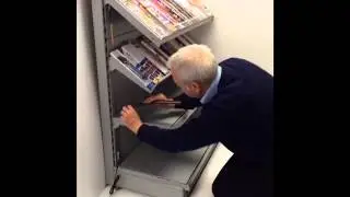 Magna-lite retail shelf lighting installation
