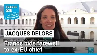 France bids farewell to ex-EU chief Jacques Delors • FRANCE 24 English