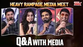 Q&A With Media at K-Ramp Heavy Rampage Media Meet | Kiran Abbavaraam | Yukti Thareja | Mahaa Max
