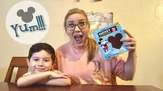 Trying Our First Ever Mickey Premium Bar at Home!!! | we were missing Disneyland!