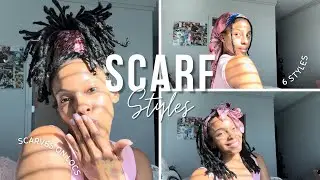 How To Style Scarves On Locs