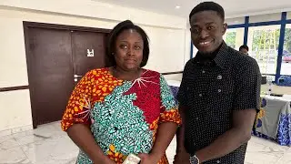 Kweku Teye Surprised to Meet A biggest fan who traveled all the way just to see him at a program