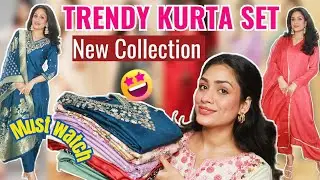 *HUGE* Trendy Kurta Set Haul 💕 Fashor kurta set | Wedding outfit ideas | New suit set with dupatta