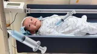 تطعيم بنتنا ليلى | بكت من الإبر | فرجت علينا المستشفى😭 😭😭احمد سلام ولميس #احمد_سلام_ولميس