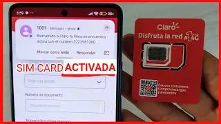 como ACTIVAR Y REGISTRAR SIM CARD CLARO *2026