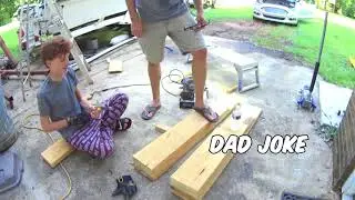 Father Son project DIY Car Ramps