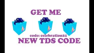 FREE PARTY CRATE NEW TDS CODE (Roblox) Tower Defense simulator