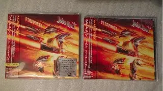 Judas Priest Firepower Japan CD Hardcover book Blu-Spec 2 and Regular Edition