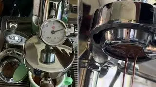 Diagnosing channeling using a bottomless portafilter