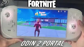 Así se ve Fornite en la Odin 2 Portal/ Rendimiento Sorprendente 🔥