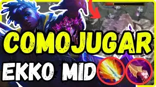 📚APRENDE EKKO MID: RUNAS y BUILD para STOMPEAR en DIAMANTE| LEAGUE OF LEGENDS.