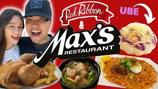 [AMWF]American Girlfriend tries Max&rsquo;s Chicken & Red Ribbon | Houston, Texas | Better than Jollibee?