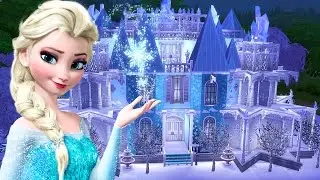 Frozen Elsa and Anna w/ Frozen Ice Castle!! (SIMS 4)