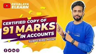 CERTIFIED COPY l 91 MARKS ACCOUNTS l CA FOUNDATION l CA NIKUNJ SHARMA