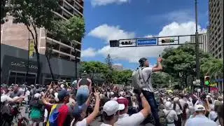 Concentraci&oacute;n en la Av Francisco Miranda, frente a la sede de la #ONU 30/07/2024 #Caracas #Venezuela