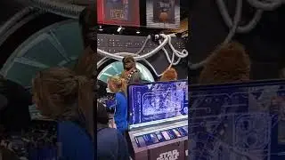Star Wars Celebration '22 Chewie At The Falcon Cockpit