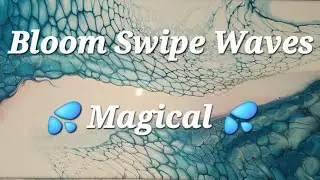 Incredible Results! One Tube Paint, Four Pigments! #bloomtechnique #fluidart