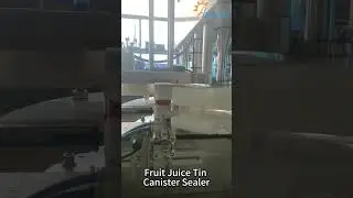 Canned Fruit Juice Fully Automatic Can Sealing Machine - Best for Food Industry #Shorts #Seamer