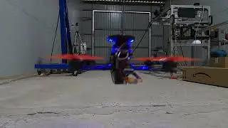 Hybrid Quad Drone (first airborne minutes of my latest build)