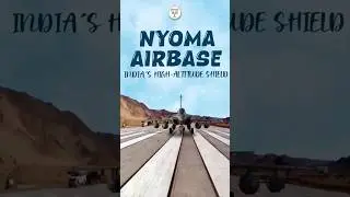 Here is India's highest fighter airfield in Nyoma, a village in Ladakh 🛬