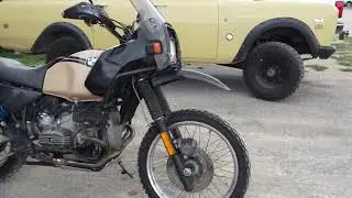1992 BMW R100GS cold start