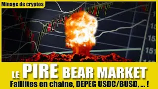 Attention crypto : depeg USDC BUSD, faillite SVB, faillite silverbank, c'est le pire bear market !