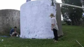 Painting Water Tanks Time Lapse