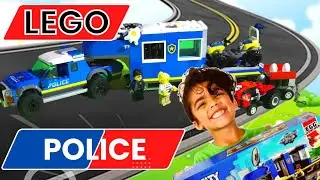 LEGO CITY POLICE MOBILE COMMAND TRUCK Play Time with Jack and Dad.
