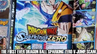 THE FIRST V-JUMP SCANS FOR DRAGON BALL SPARKING ZERO!!! Dragon Ball Sparking Zero Info!