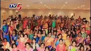 Telugu NRIs Grandly Celebrate Bathukamma in Kentucky, Louisville | TV5 News