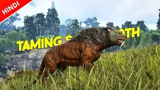 Ark Survival Evolved Mobile : I Guess Mmm Taming Sabertooth For First Time 🤷🏻‍♂️ | Ep 70 | Ark Hindi
