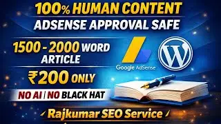 From Quality Content to Google AdSense Approval | Article Writing Service Explained