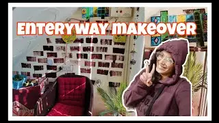 Small Indian Entryway Makeover 2025|Budget and Renter friendly Apartment entryway decoration ideas