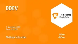 T3CRR - 2019  - Manuelles Setup von DDEV - Mathias Schreiber