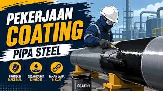 Coating Work Process on Steel Pipe Connections Stringging work on HDDrilling #pipeline