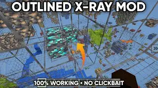 Outlined X-Ray Mod for Minecraft PE 1.21.120+ 🔥